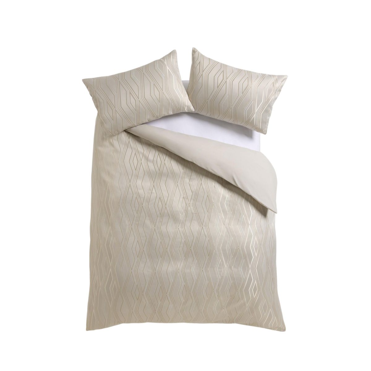 Housse de couette jacquard losanges, NEXT