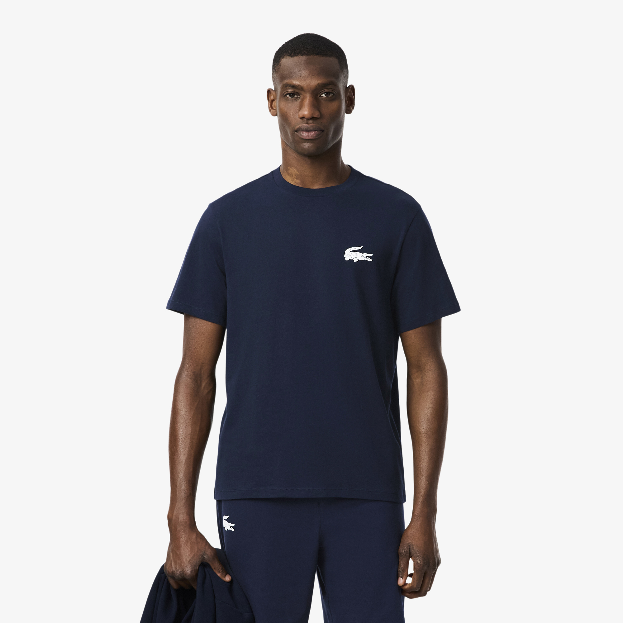 T-shirt d'intérieur coton imprimé crocodile, LACOSTE