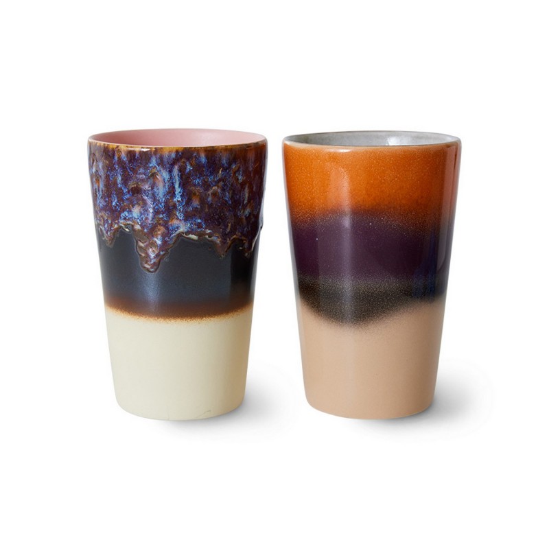 Mugs grès Dusk set de 2, HKLIVING