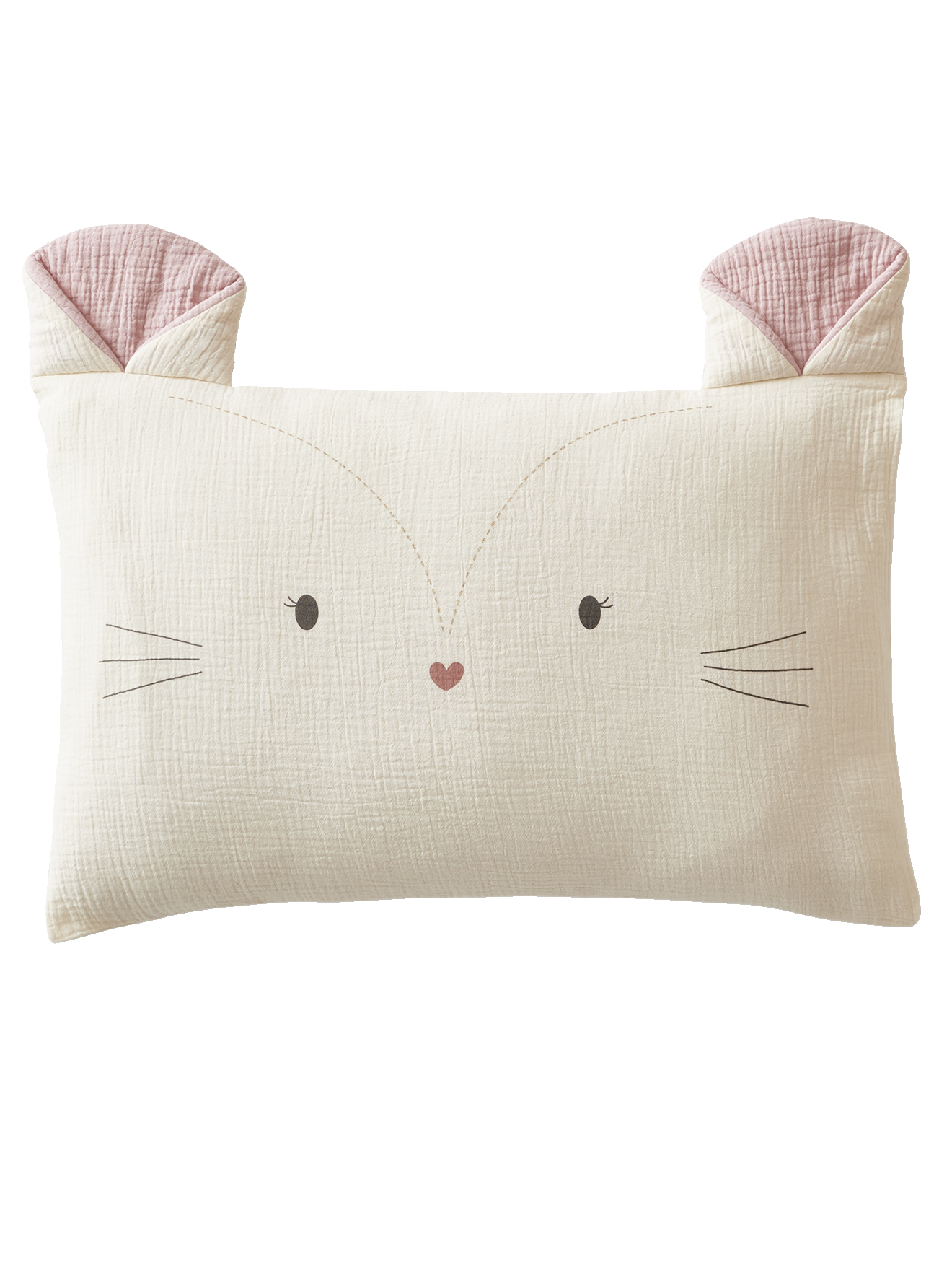Taie d'oreiller en gaze de coton GRENIER, VERTBAUDET