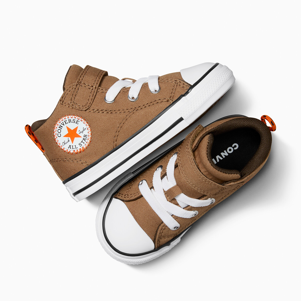 Brown leather clearance converse for kids