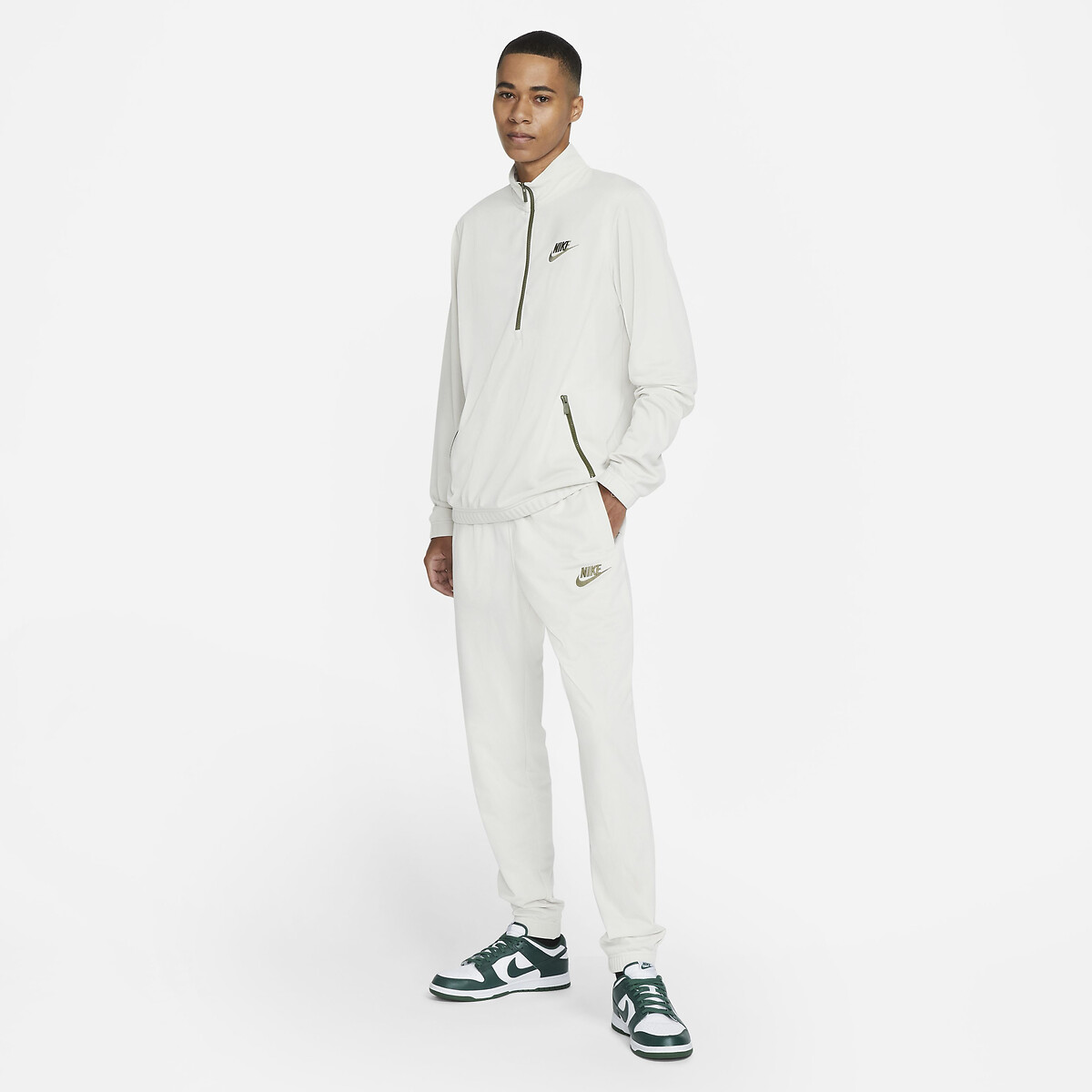 mens nike half zip tracksuit