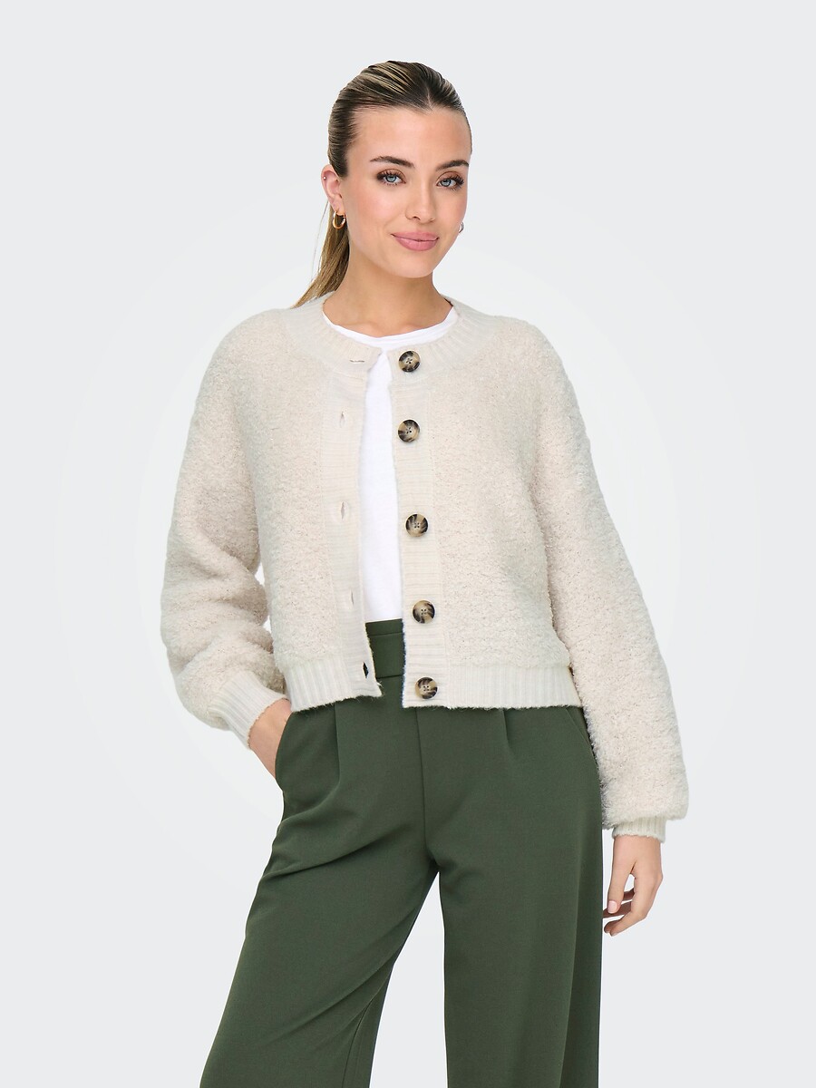 Cardigan girocollo abbottonato, JDY