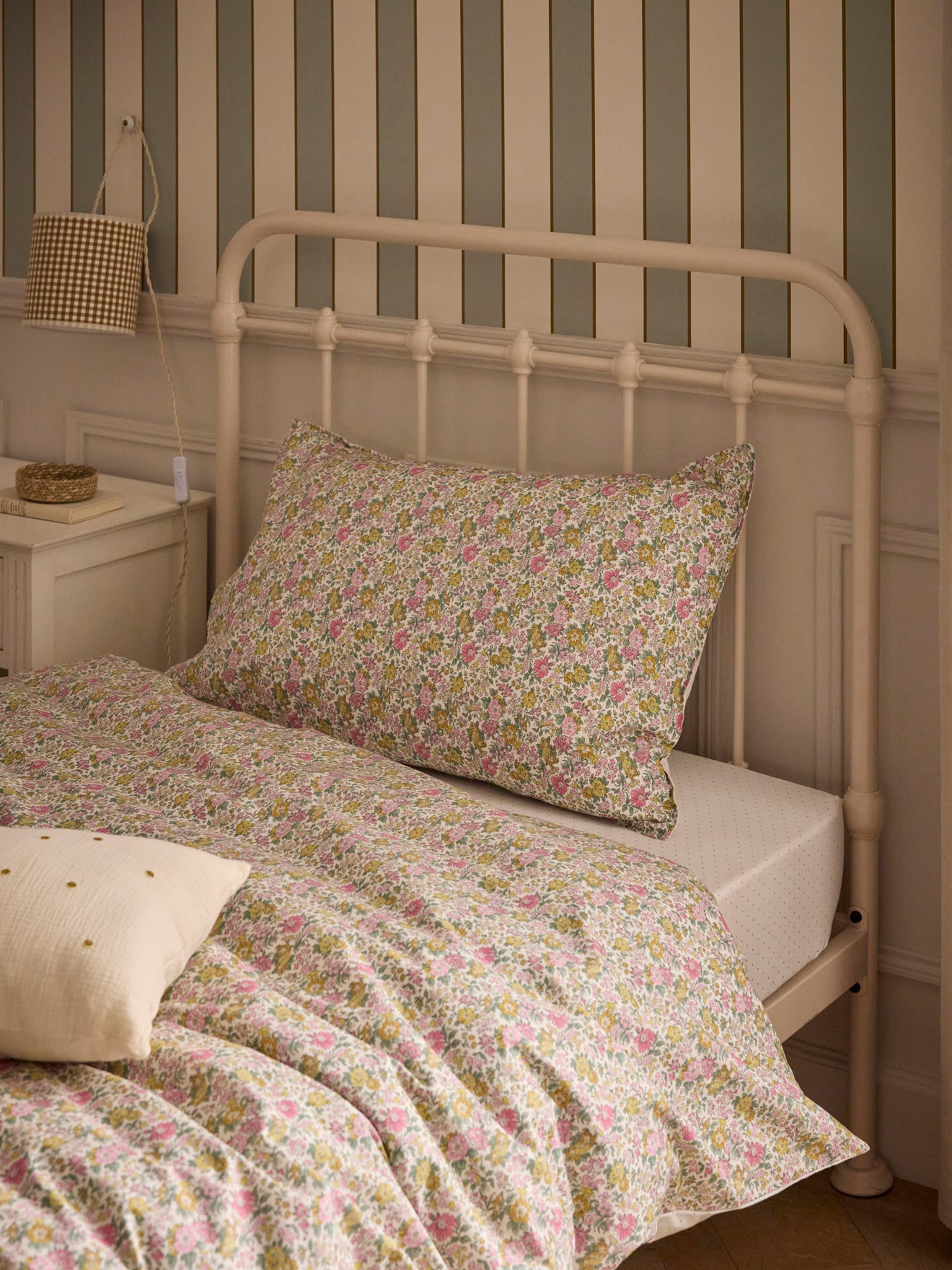 Taie d'oreiller Tissu Liberty "Clare Rich", CYRILLUS