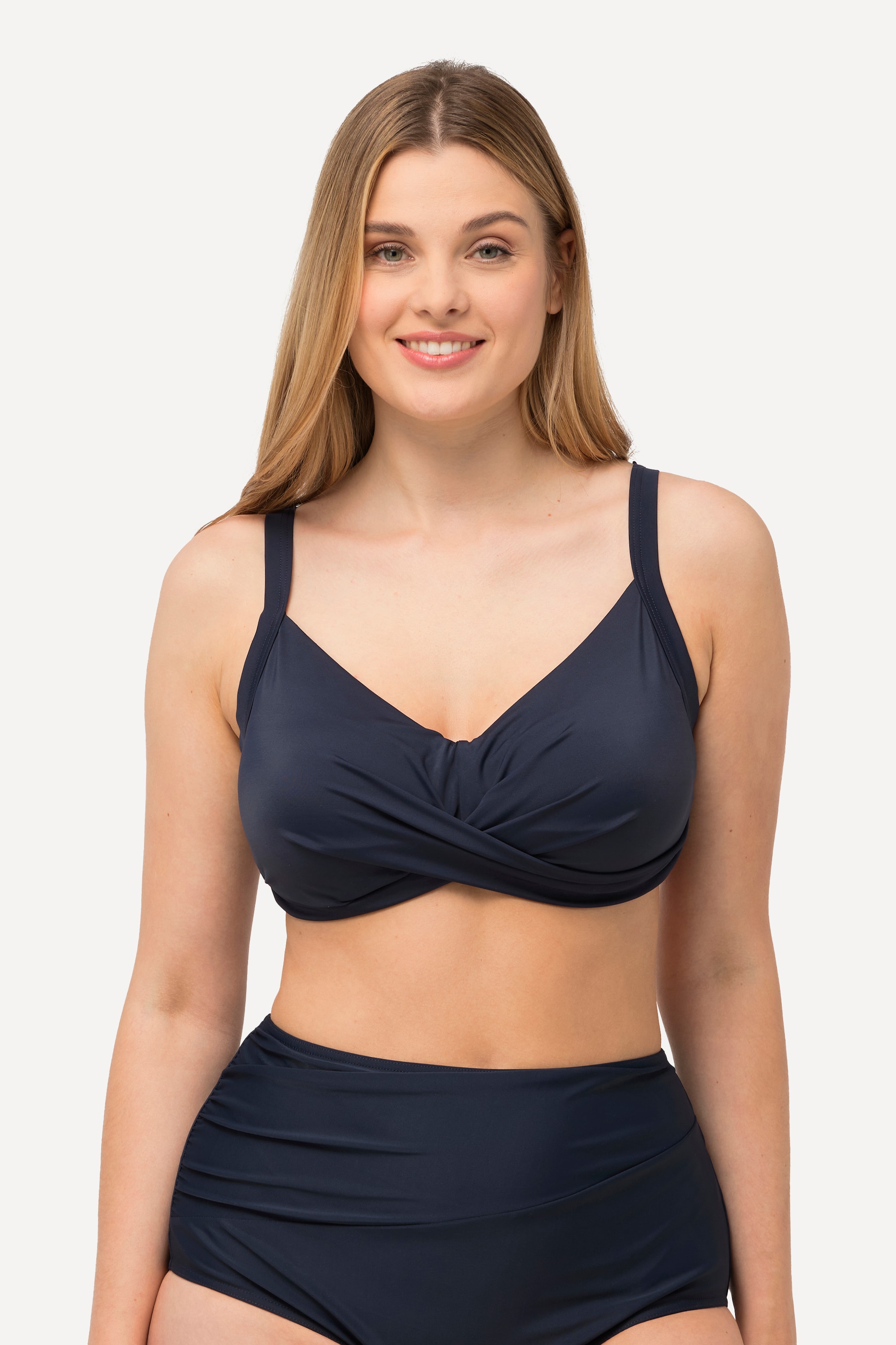 Haut de bikini, drapé, bonnets souples, ULLA POPKEN