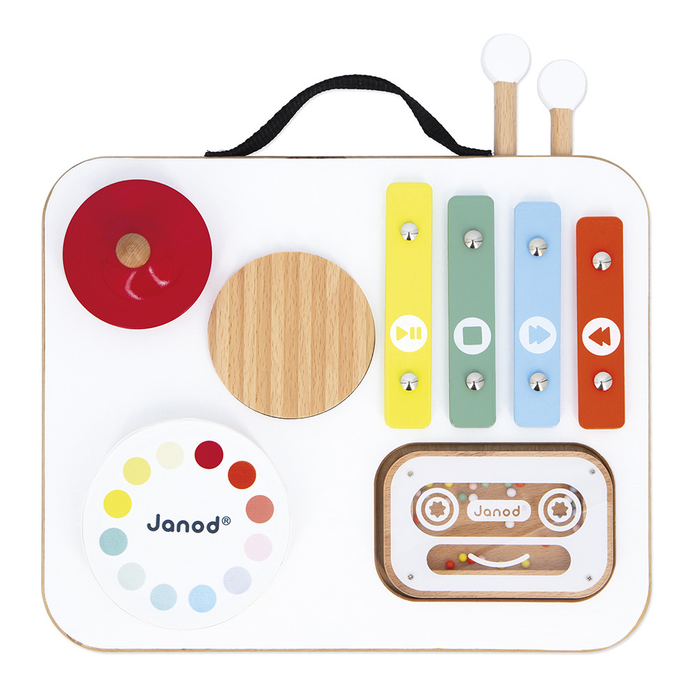 Table Musicale Baby En Bois - 5 Activités, JANOD