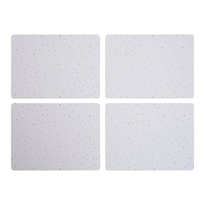 Set of 4 Grey Speckle Placemats SO'HOME
