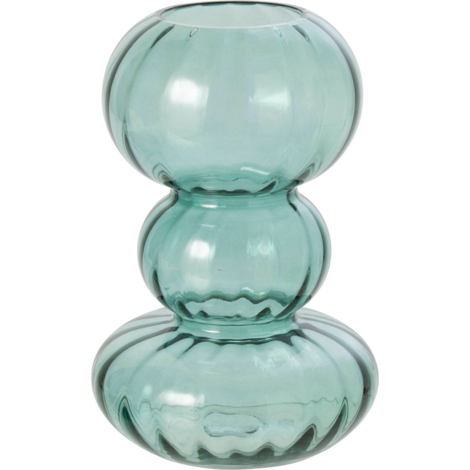 Vase en verre soufflé au col évasé, RECOLLECTION
