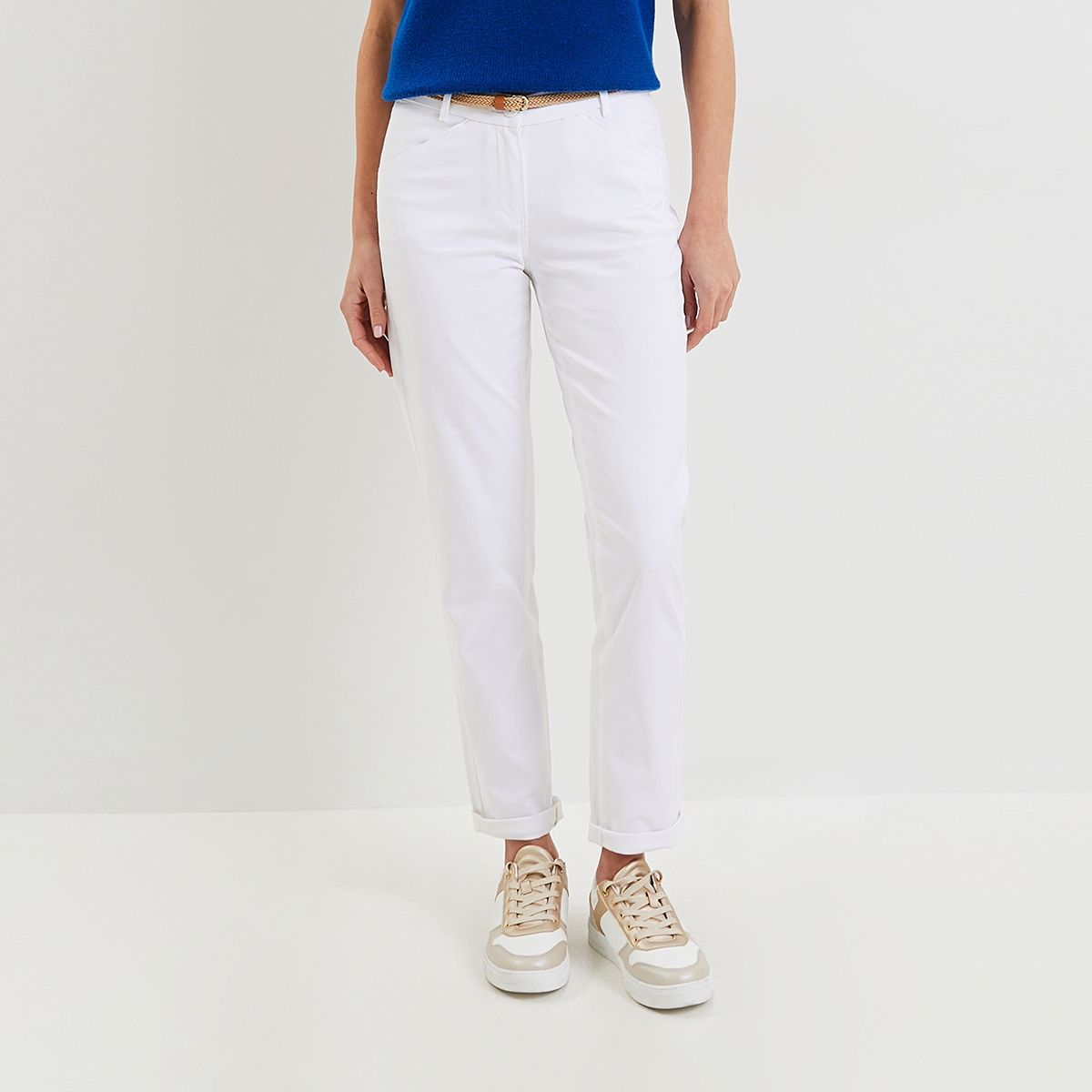 Pantalon chino best sale femme la redoute
