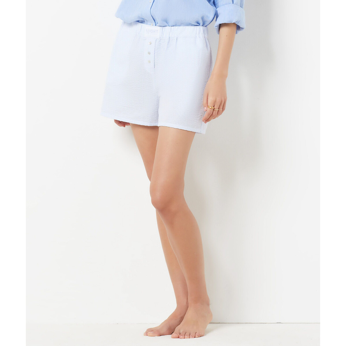 Joanna Pyjama Shorts in Cotton Mix