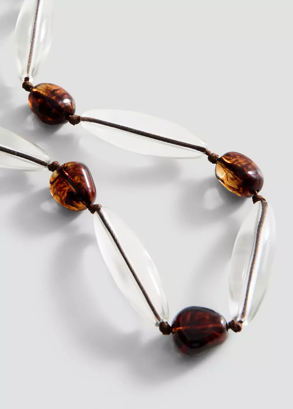 Collier perles combinées, MANGO