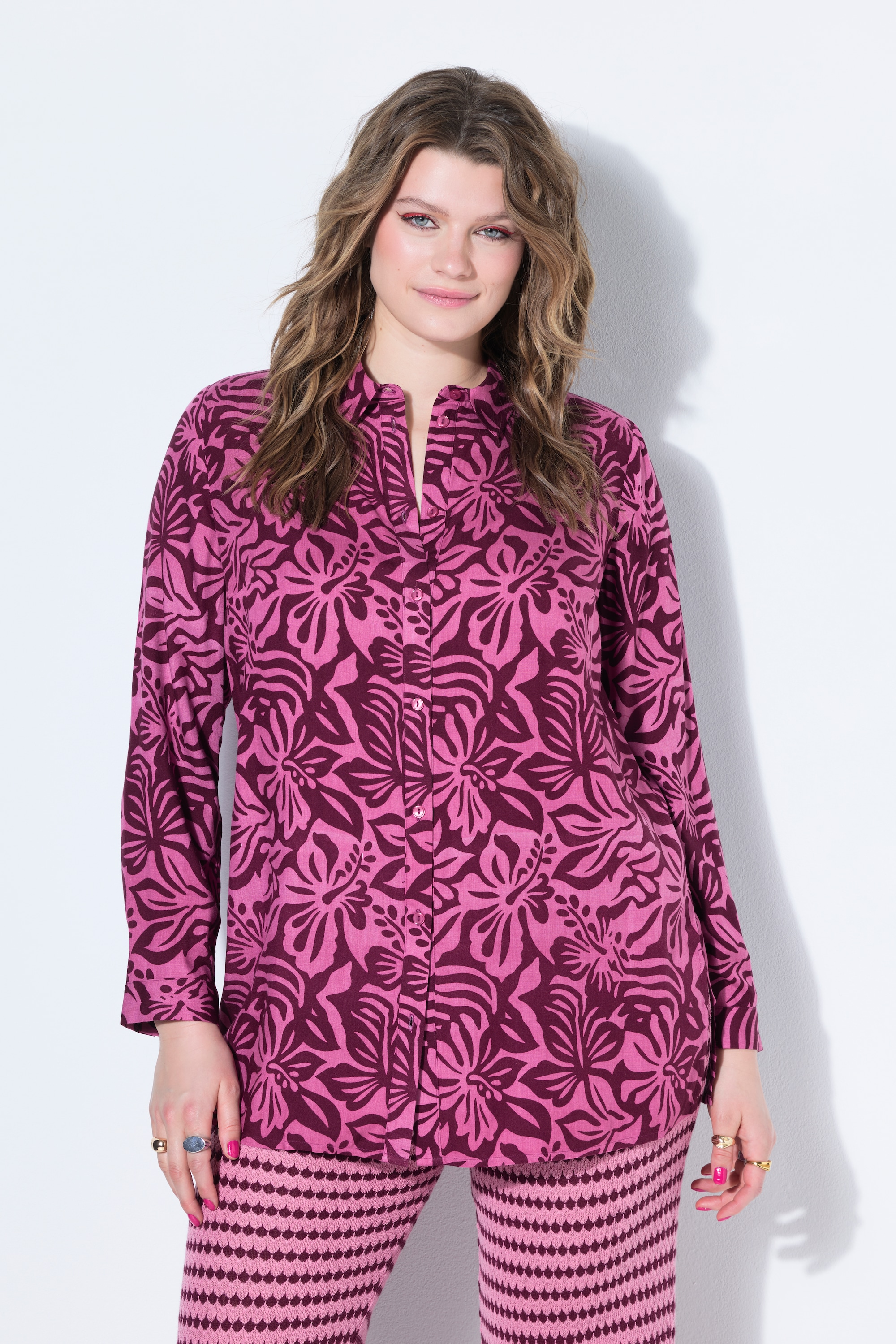 Chemisier, coupe droite, imprimé floral, STUDIO UNTOLD