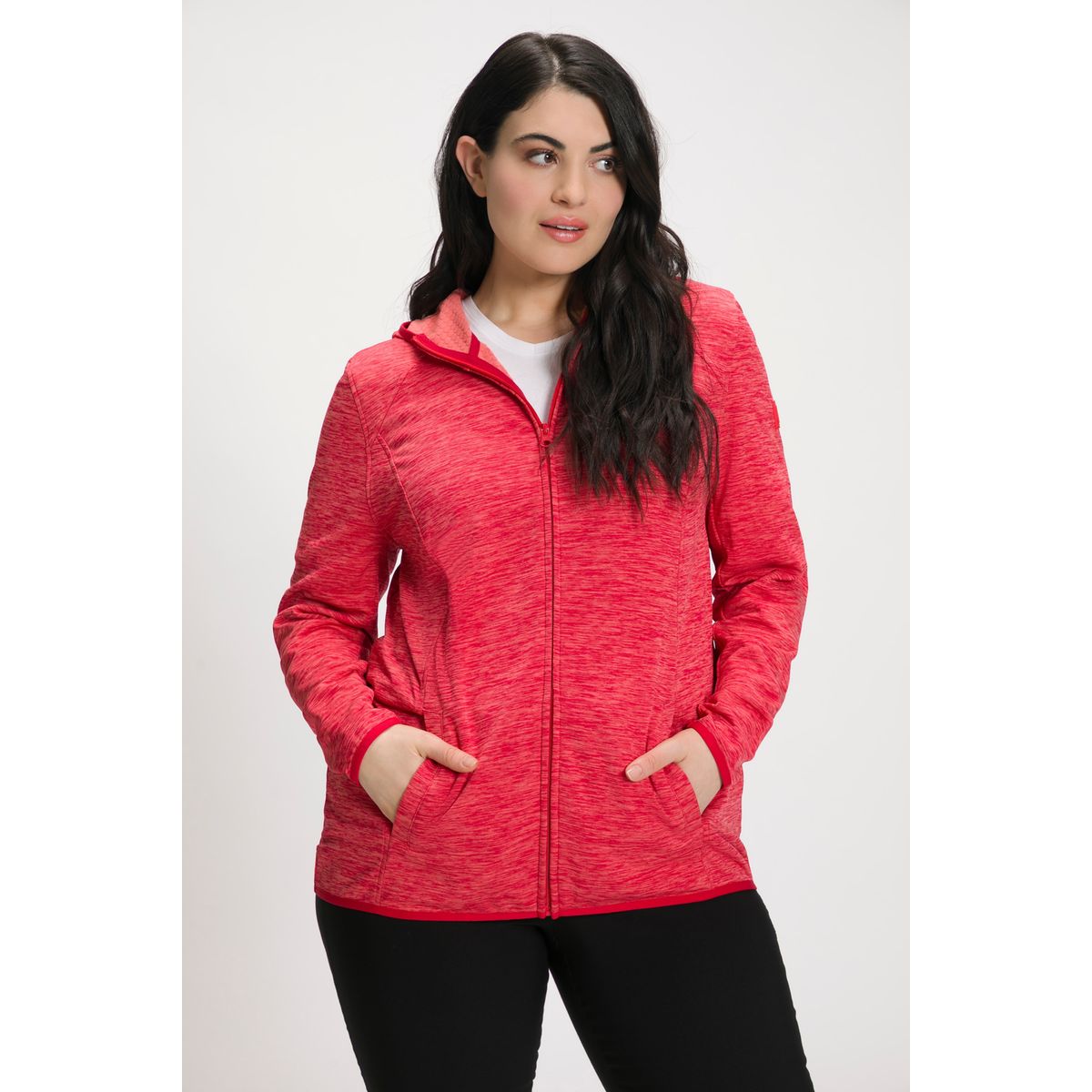 Veste polaire femme discount capuche grande taille