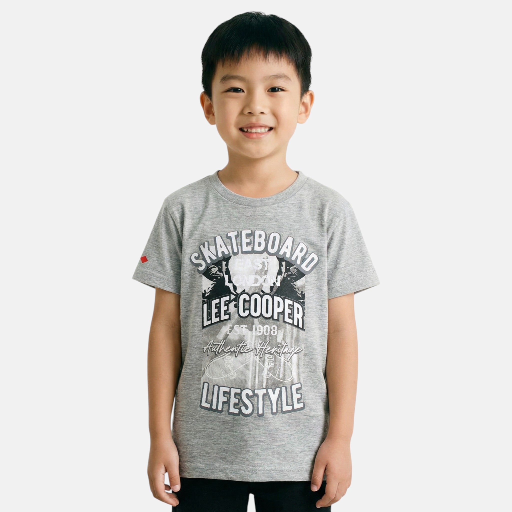T-shirt manches courtes imprimé skateboard, col rond SKATE PARK, LEE COOPER