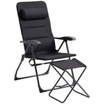 Outsunny Fauteuil Adirondack Pliable En Bois Massif Gris – Ensemble Complet Avec Repose-Pieds Et Table Basse Pour Jardin & Terrasse