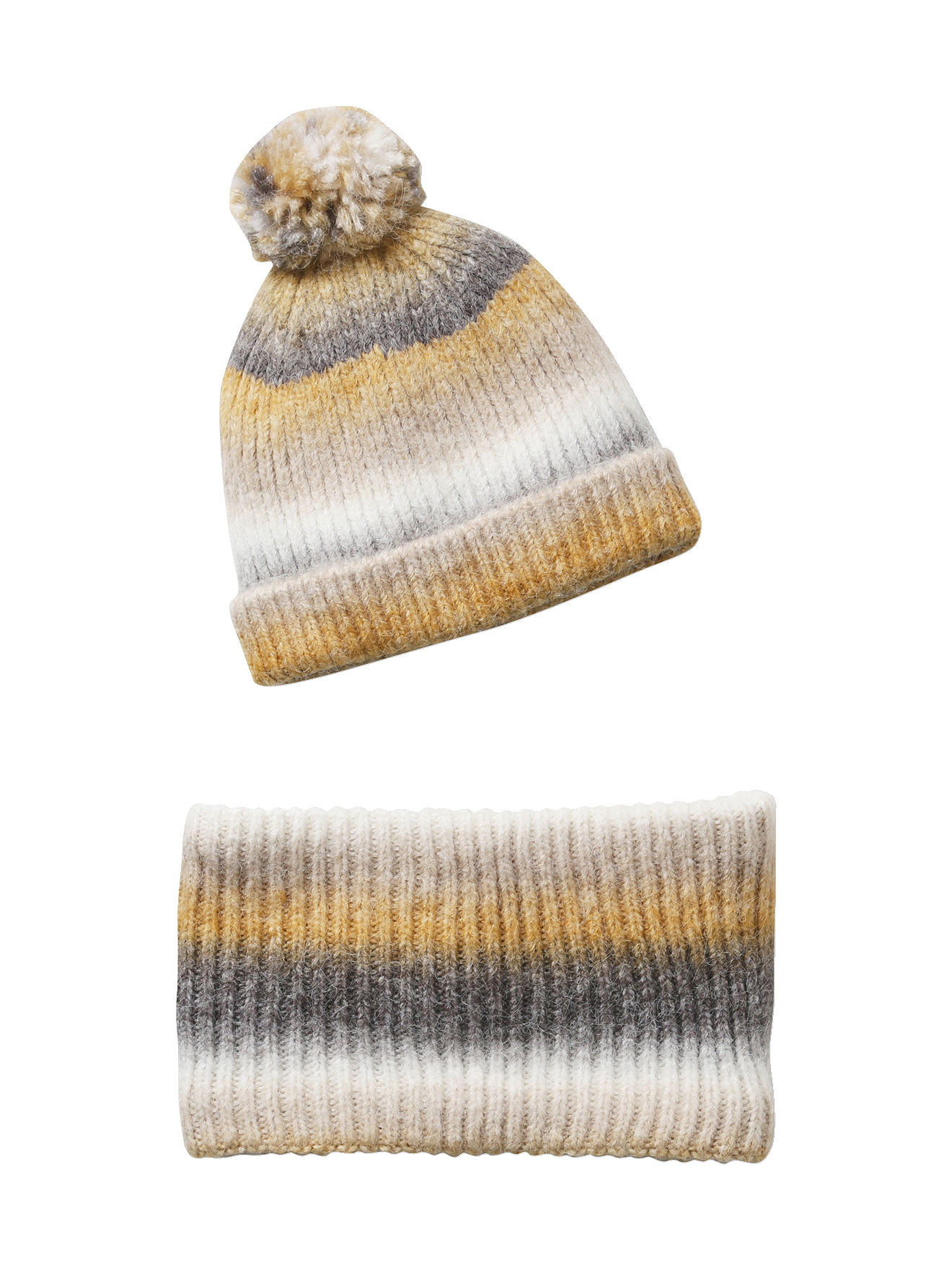 Ensemble bonnet et snood jacquard, VERTBAUDET