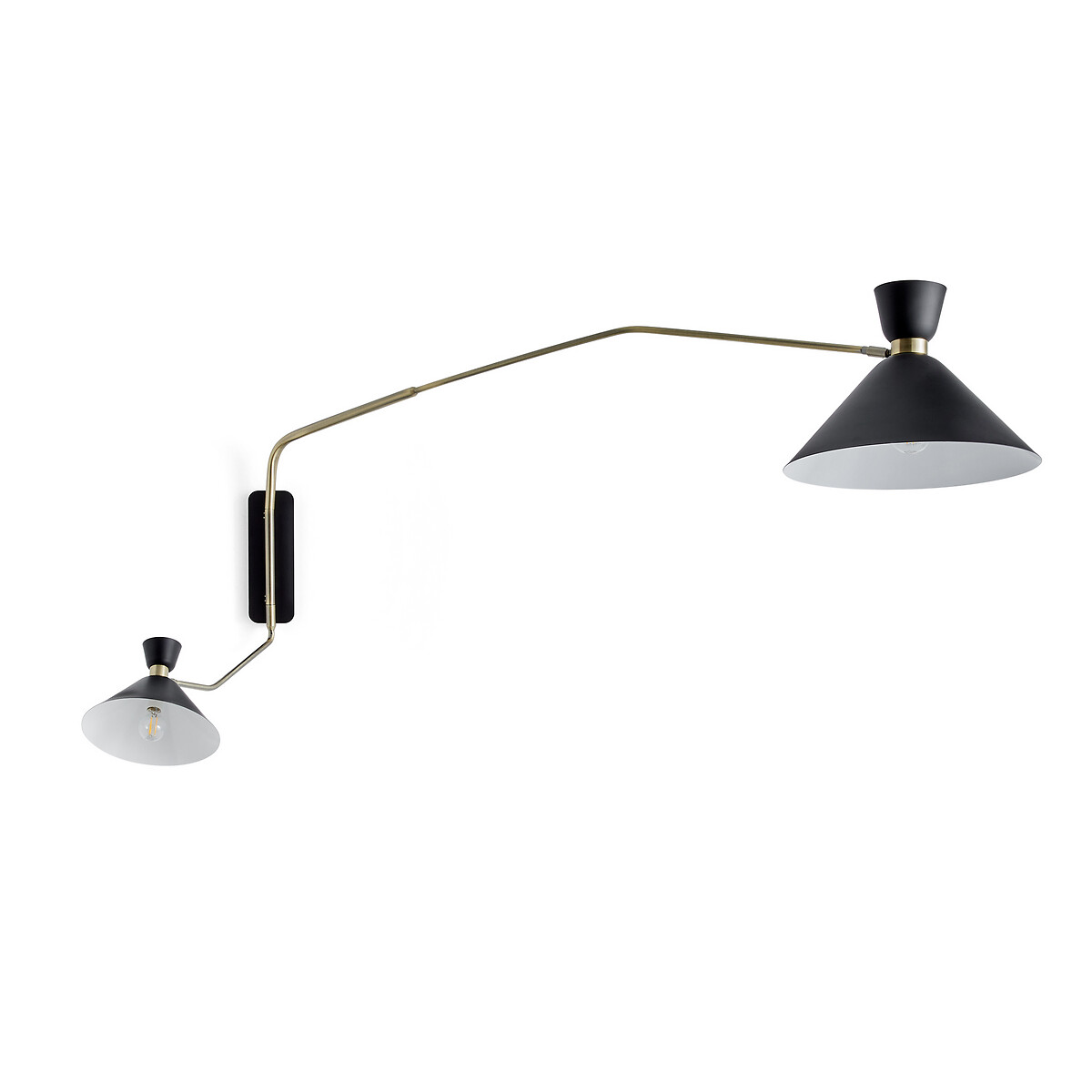 Zoticus Aged Brass XL Double Wall Light