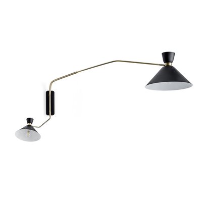 Zoticus Aged Brass XL Double Wall Light AM.PM