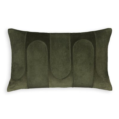 Brimo Textured 100% Cotton Velvet Rectangular Cushion Cover LA REDOUTE INTERIEURS