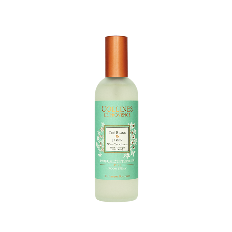 Parfum d'Intérieur THÉ BLANC & JASMIN, COLLINES DE PROVENCE