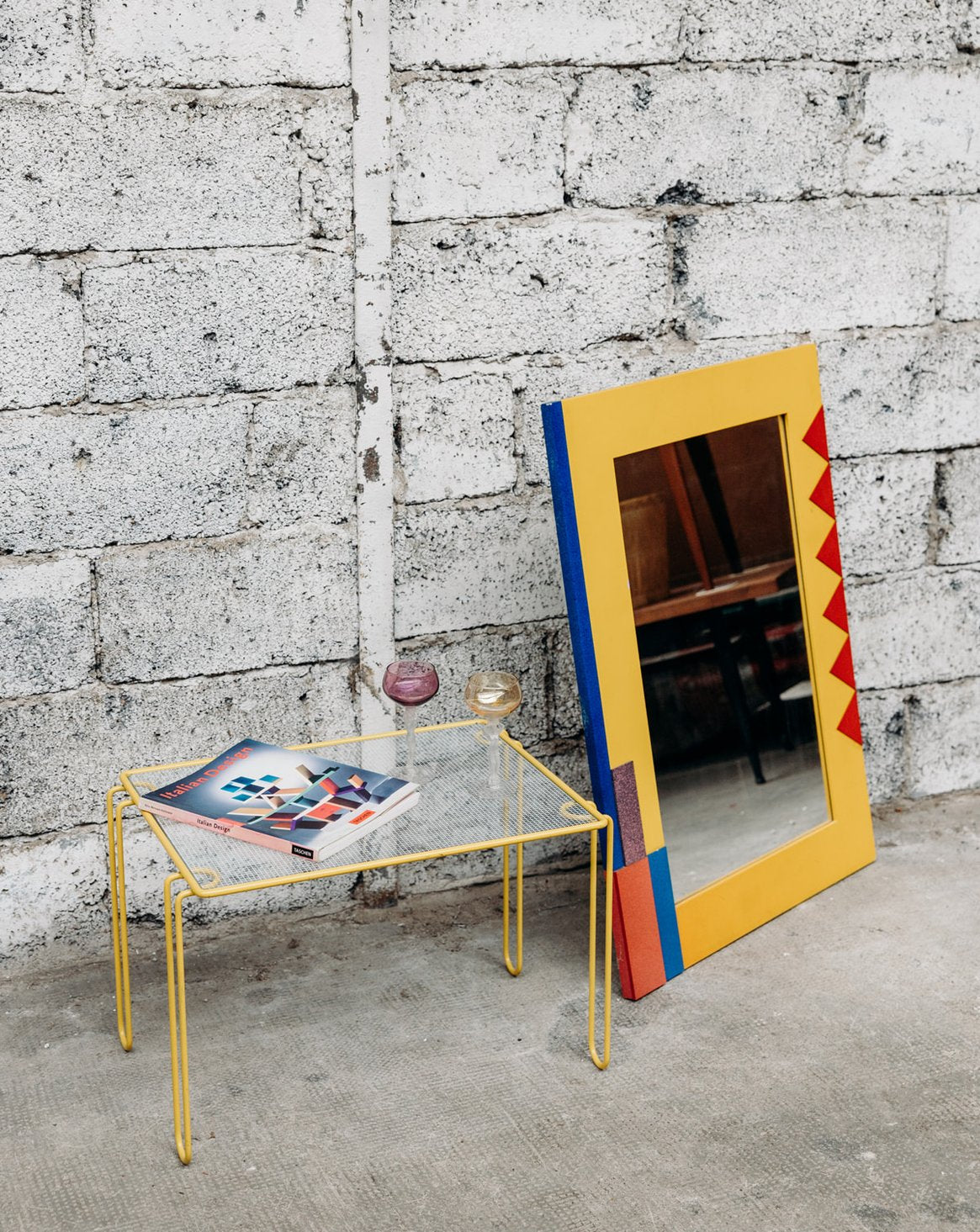 Miroir Memphis Igor N°162 - Bon état, DEBONGOUT