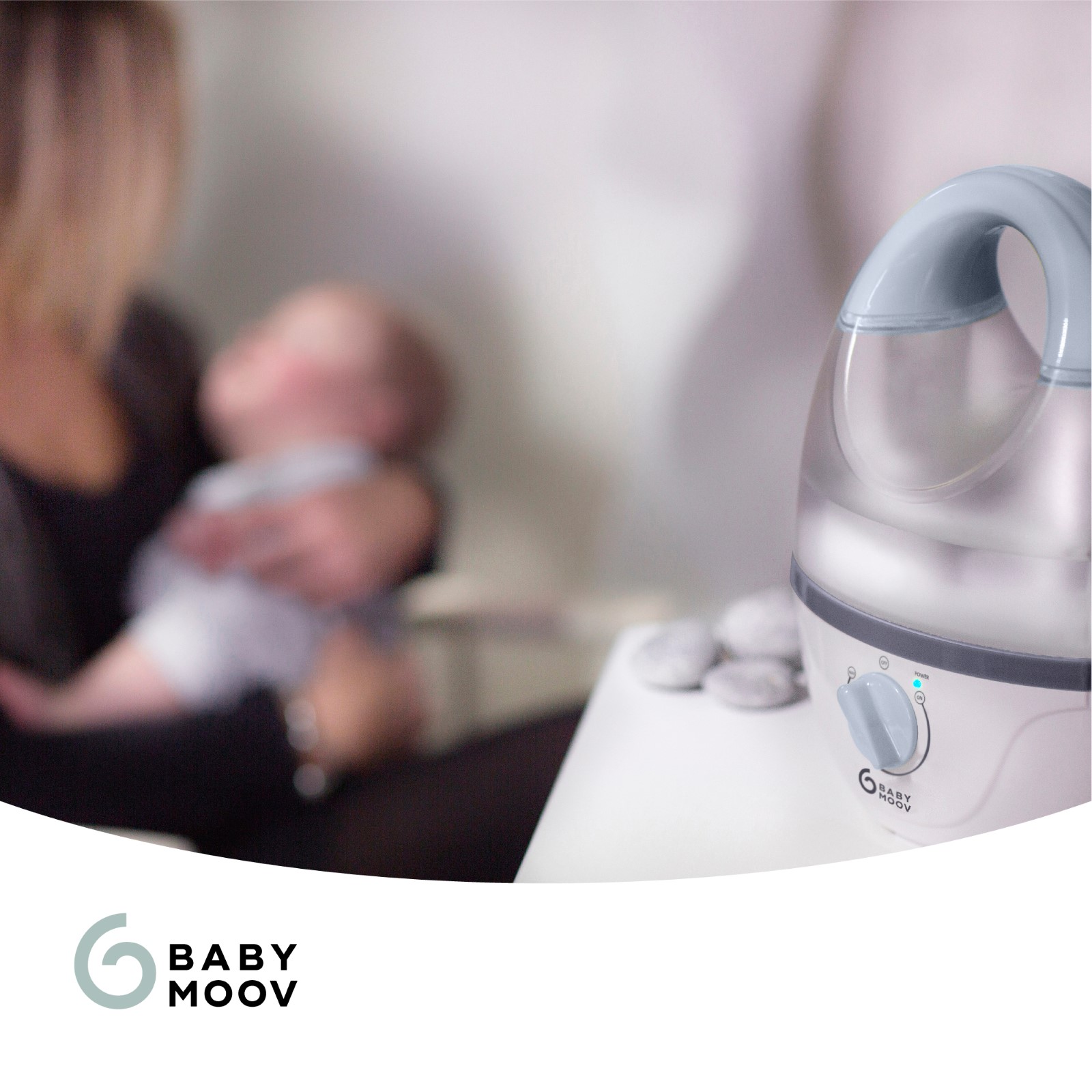Humidificateur Babymoov Hygro Imparfait - Vapeur Froide - 1,8L - 18h Autonomie - 45dB