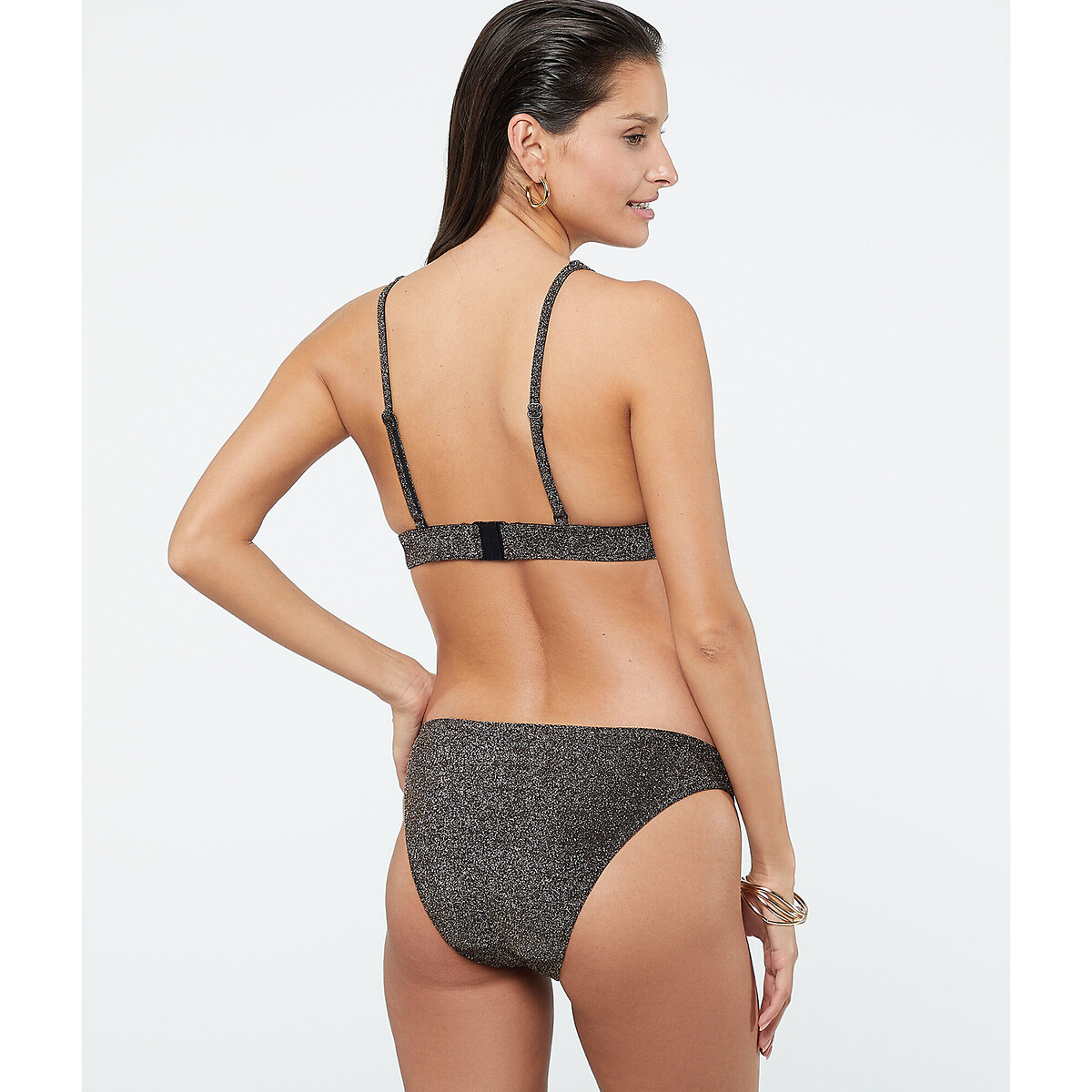 Bas de maillot de bain slip izara Etam cuivre