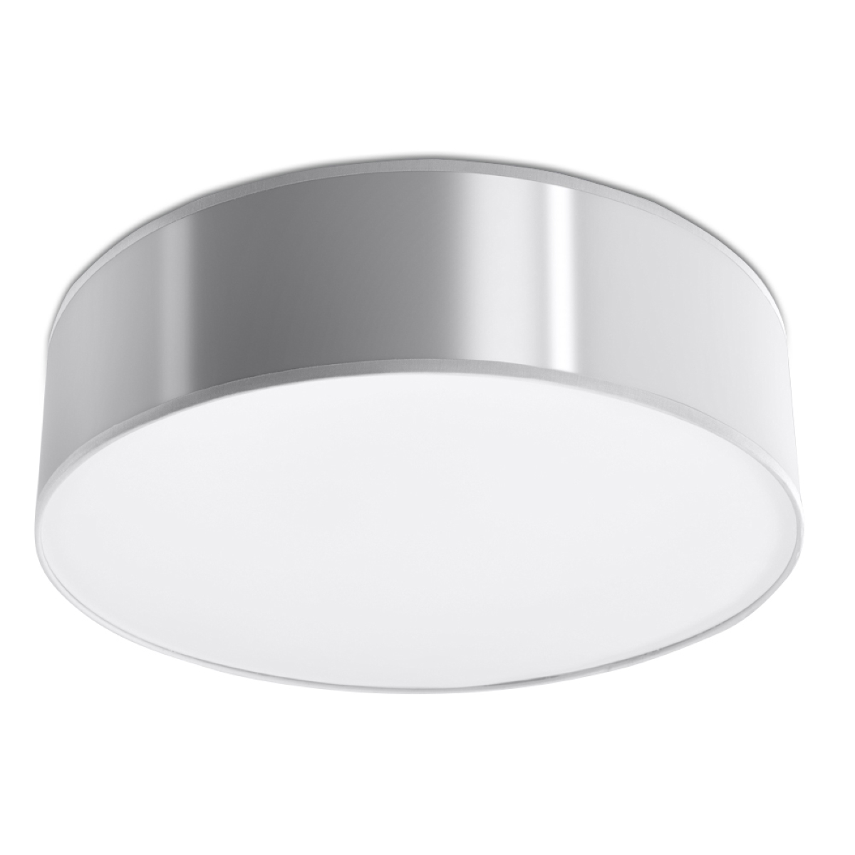 Plafonnier PVC Gris E27 2 Arena, EDEN