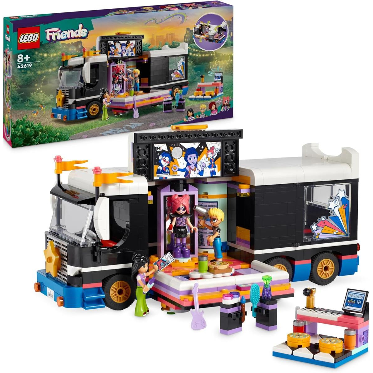 42619 Le tourbus de la star de la pop ® Friends, LEGO
