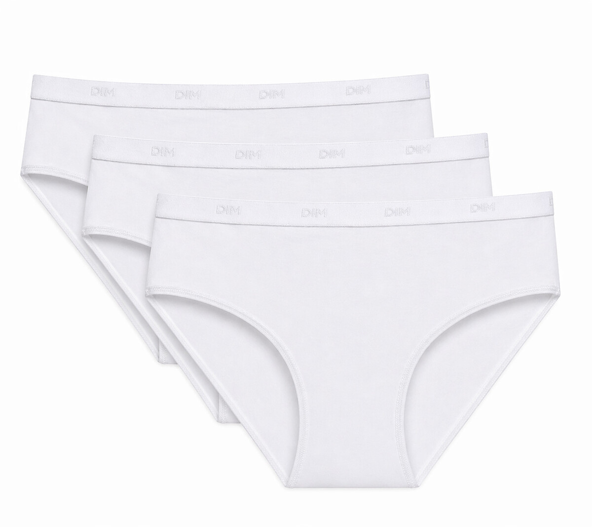 Slip en coton bio stretch, lot de 3, Plus my bio, DIM