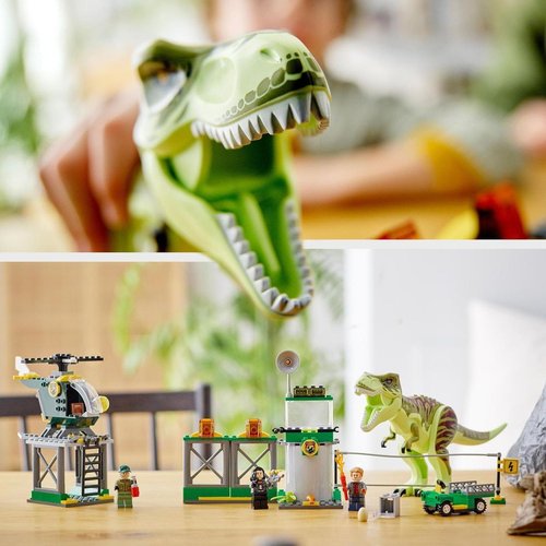 L'évasion du t. rex Lego