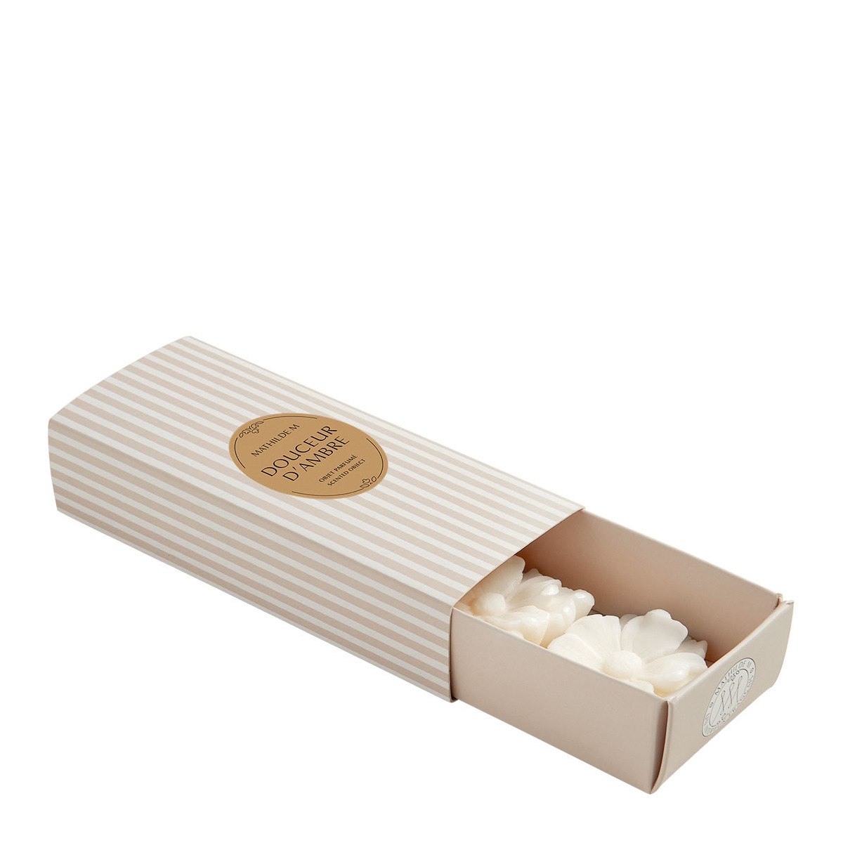 Coffret de 3 décors fondants en cire parfumée - DOUCEUR D'AMBRE, MATHILDE M