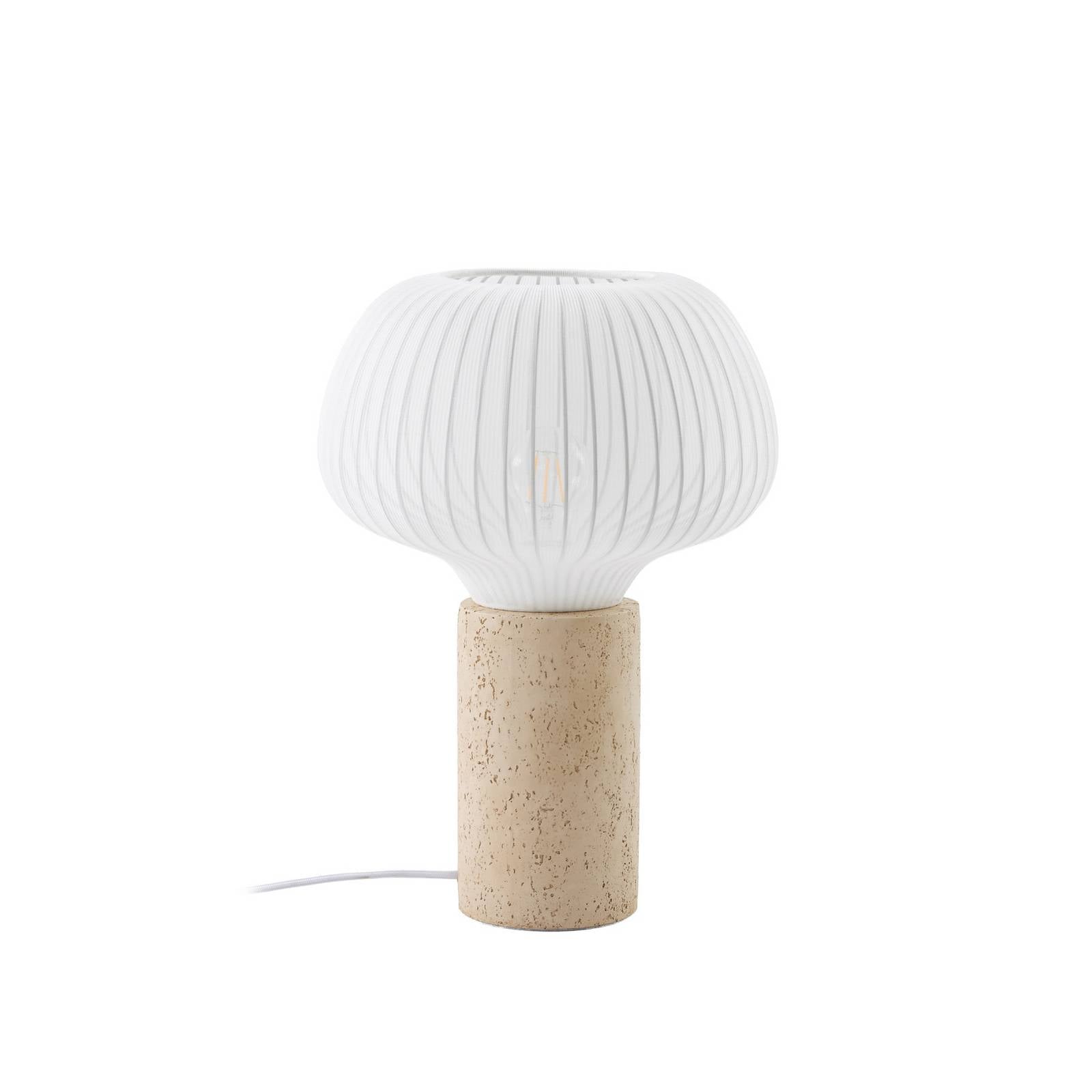 Lampe à poser en textile scandinave, Eloise, LUCANDE