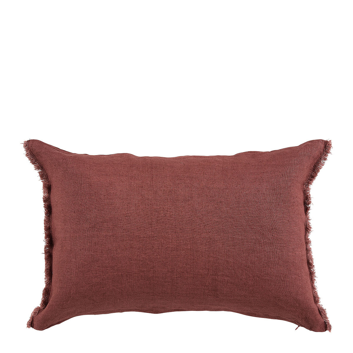 Housse de coussin en lin, BLANC D’IVOIRE