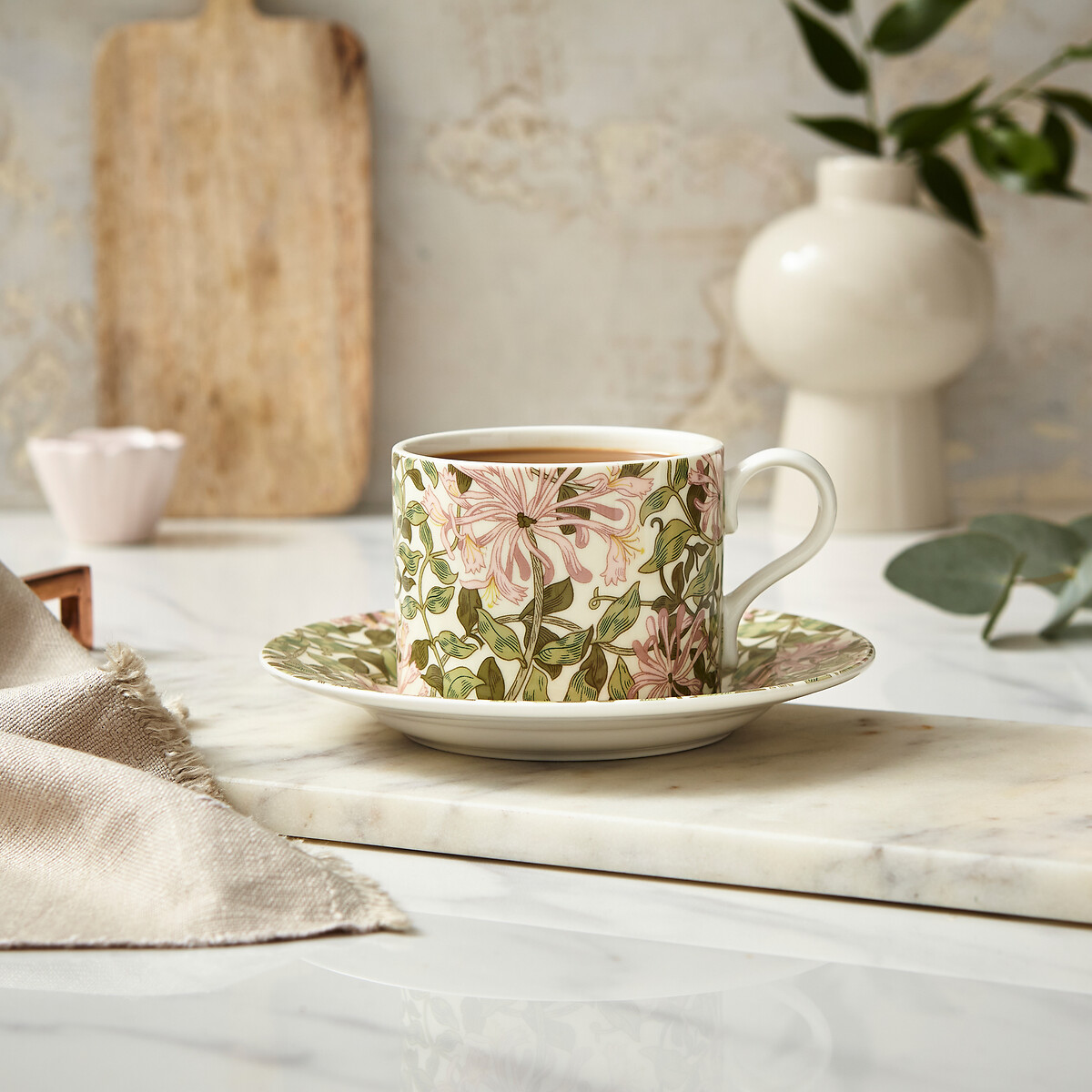 Morris & Co. Honeysuckle Teacup & Saucer, MORRIS & CO.