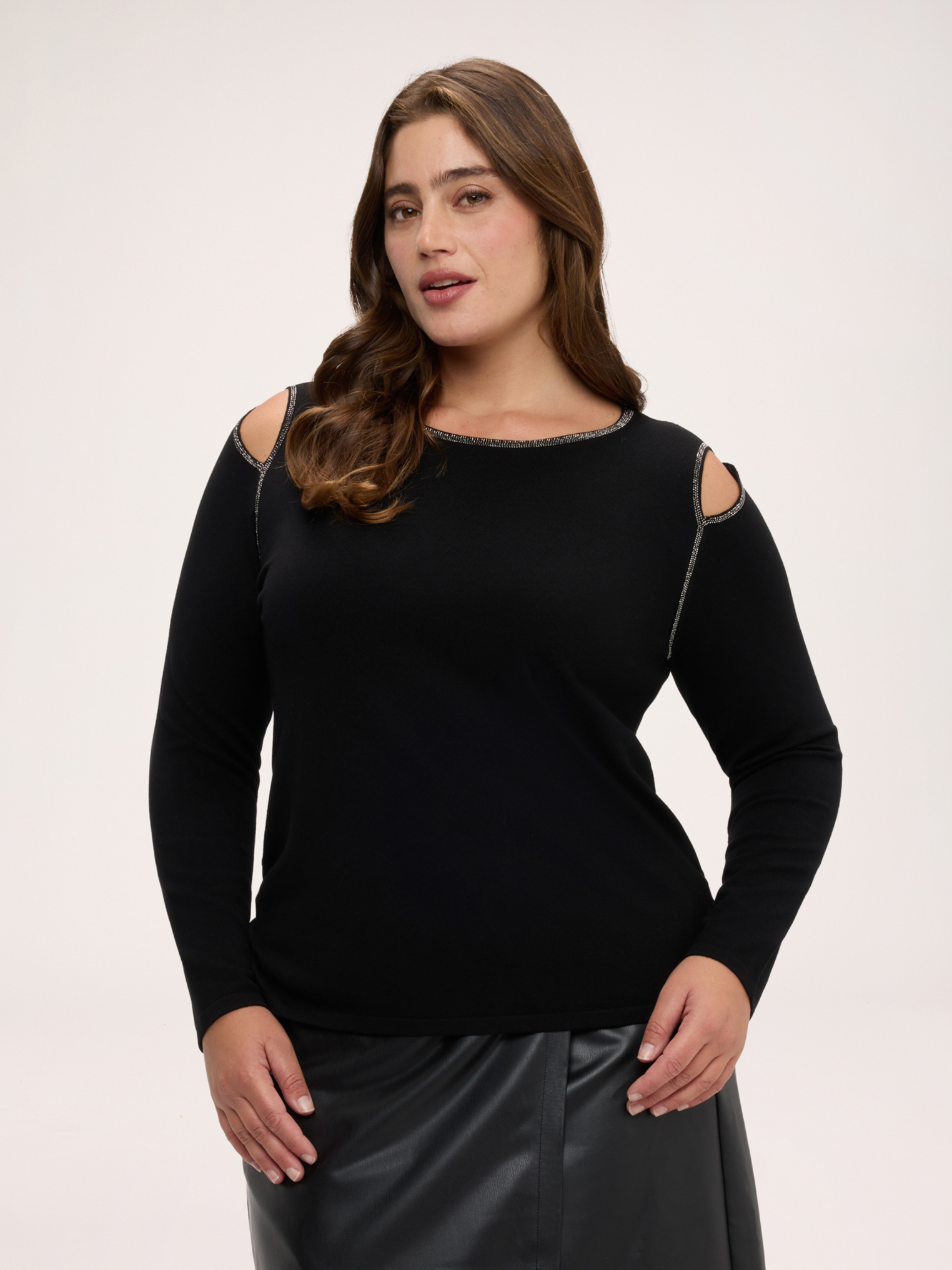 Pull avec détails cut out, FIORELLA RUBINO