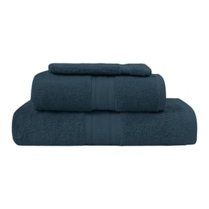Set De 3 Serviettes De Bain En Coton épais - 1 Grande Serviette + 2 Serviettes