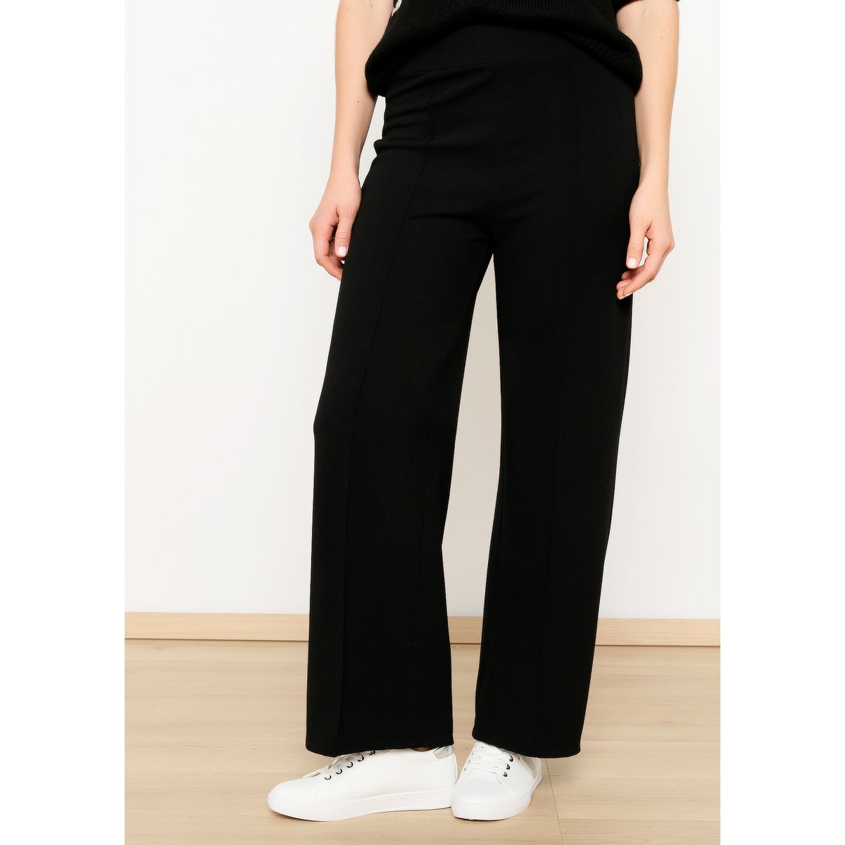 Pantalon sale fluide slim