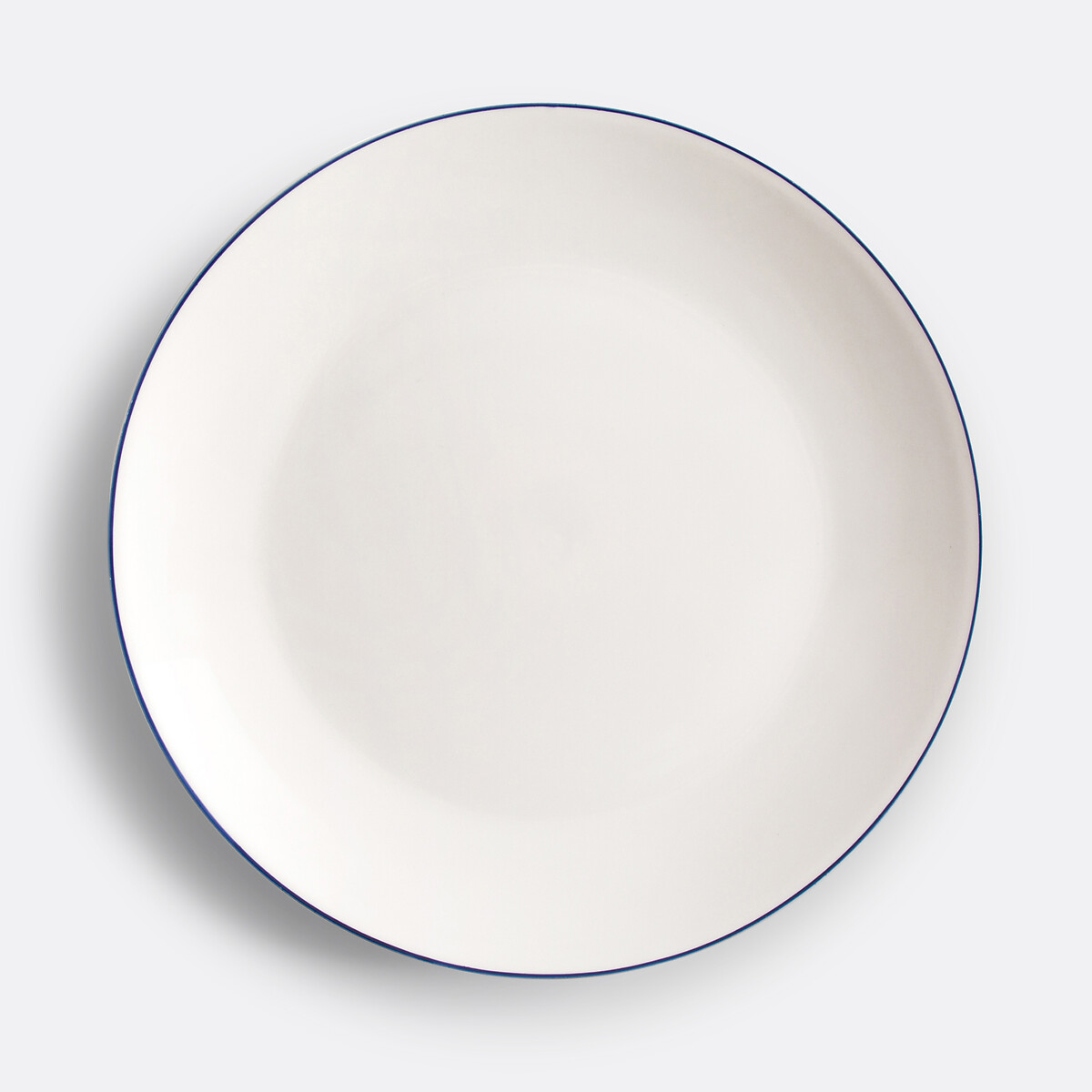 Lot de 4 assiettes plates porcelaine, Malo