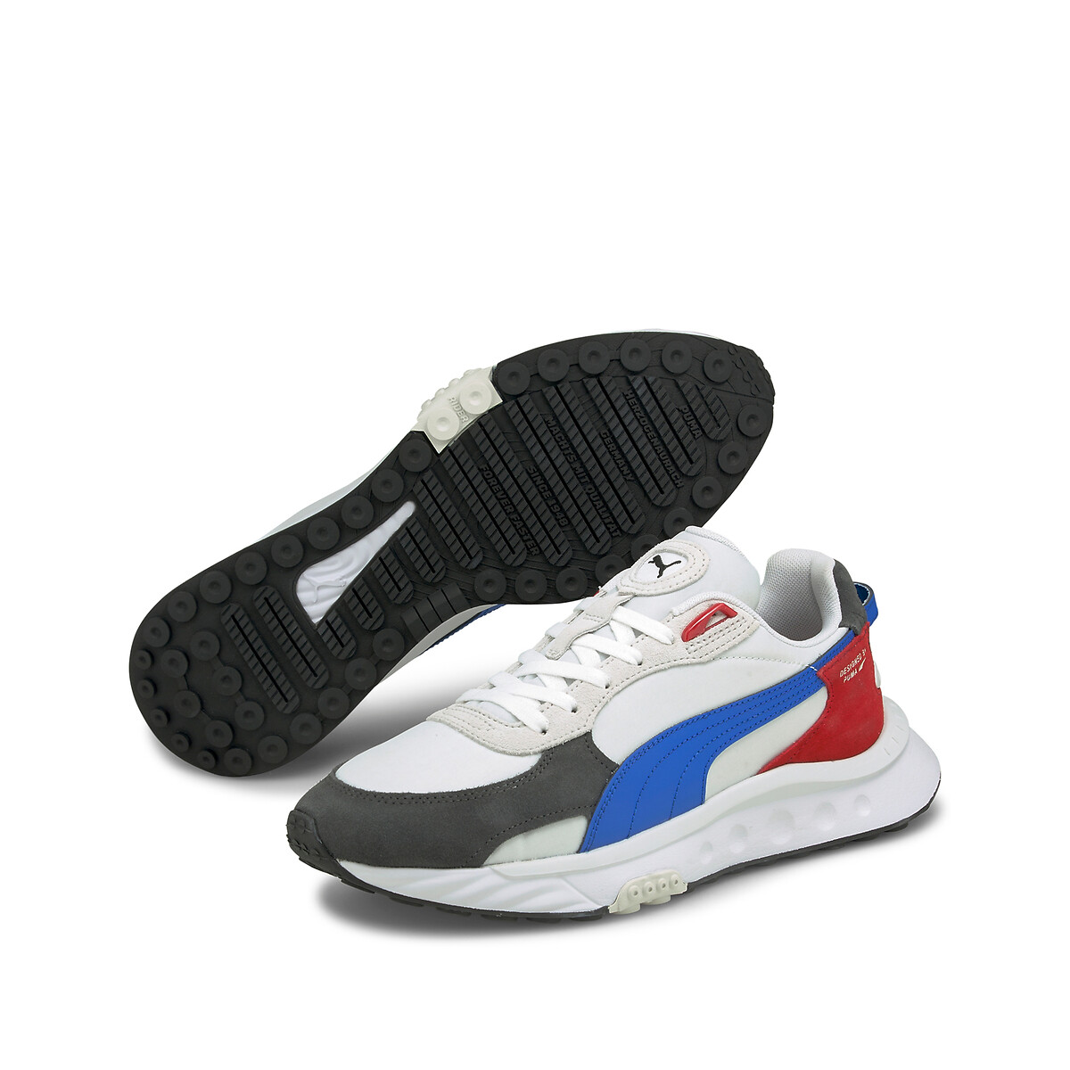 puma red blue white