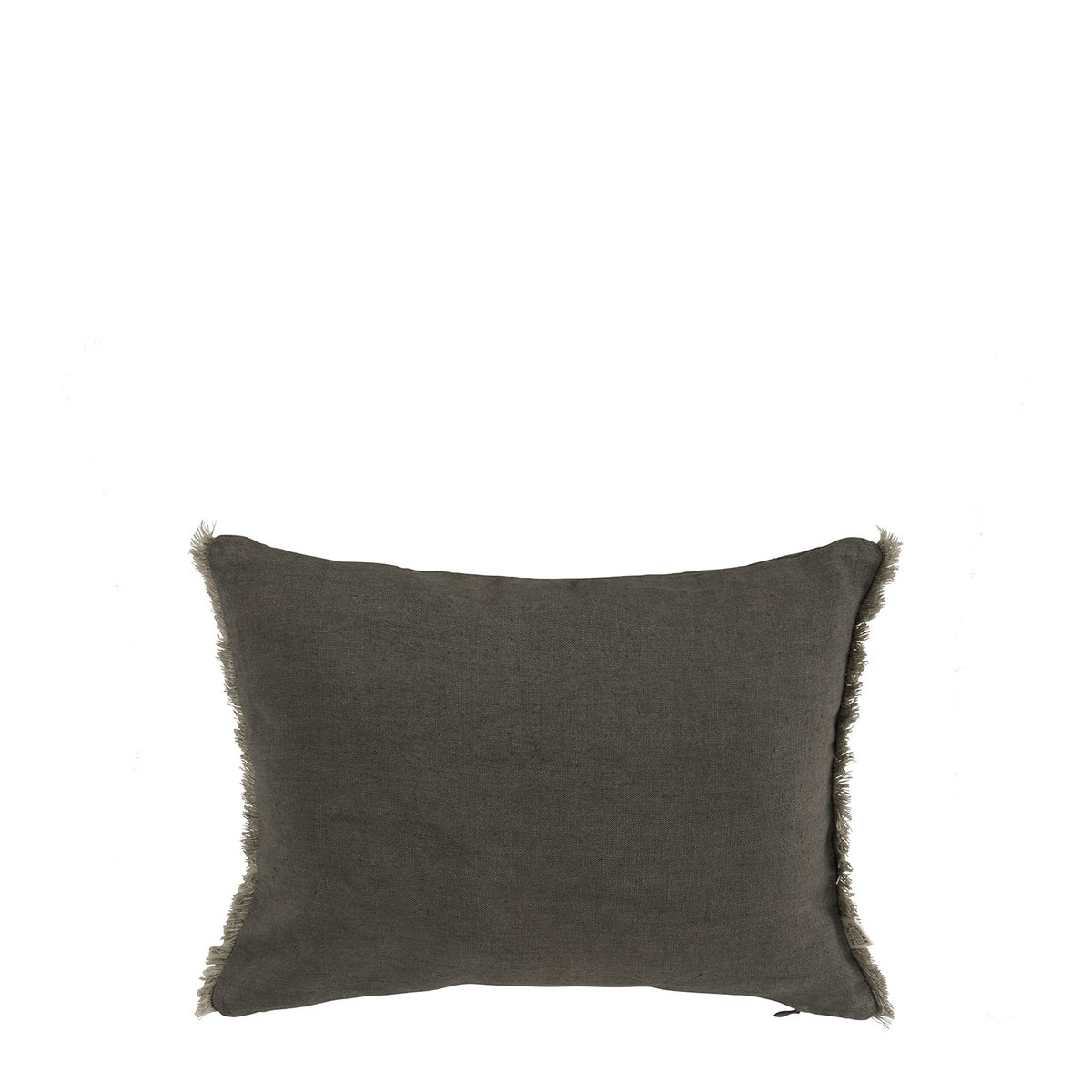 Housse de coussin lin lavé, BLANC D’IVOIRE