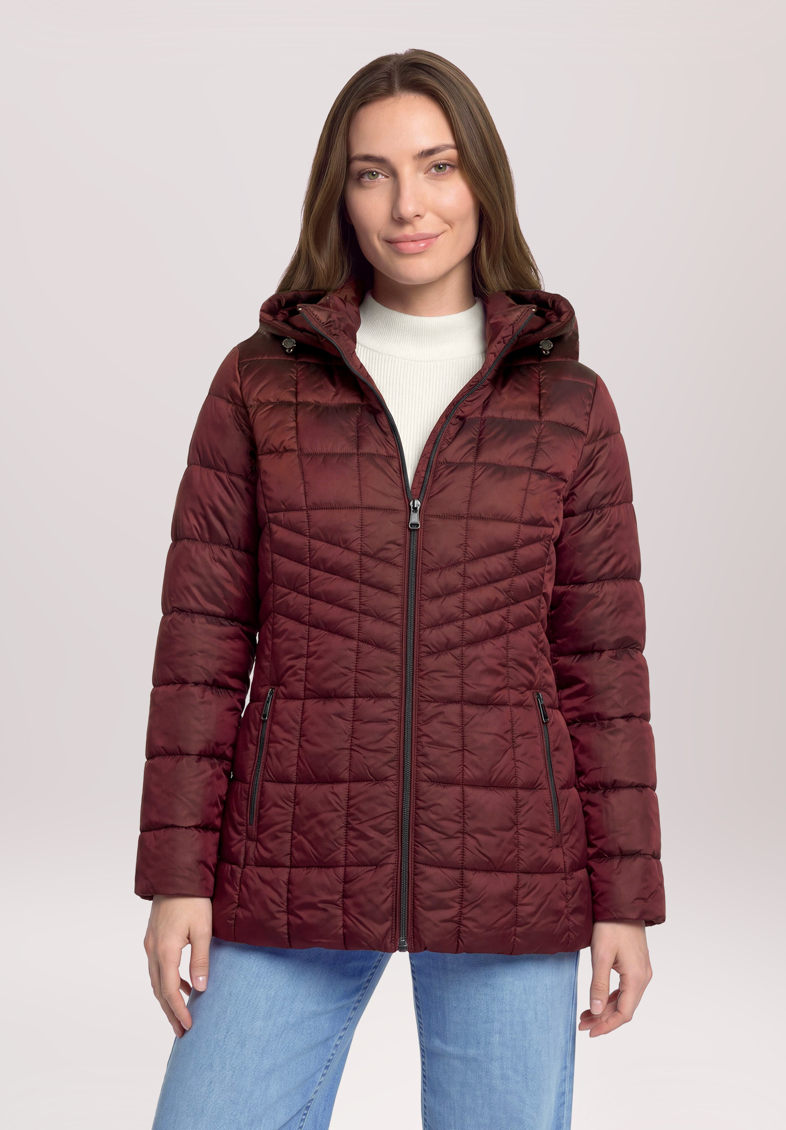 Veste outdoor à capuche amovible, BETTY BARCLAY