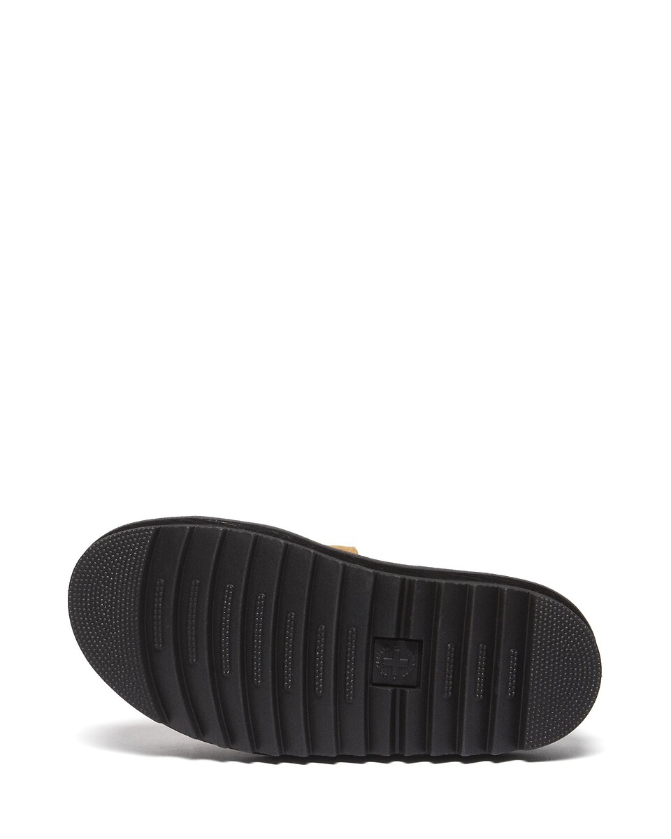 Dr. Martens Chanclas Rain Slide Tan Suede — photo 6