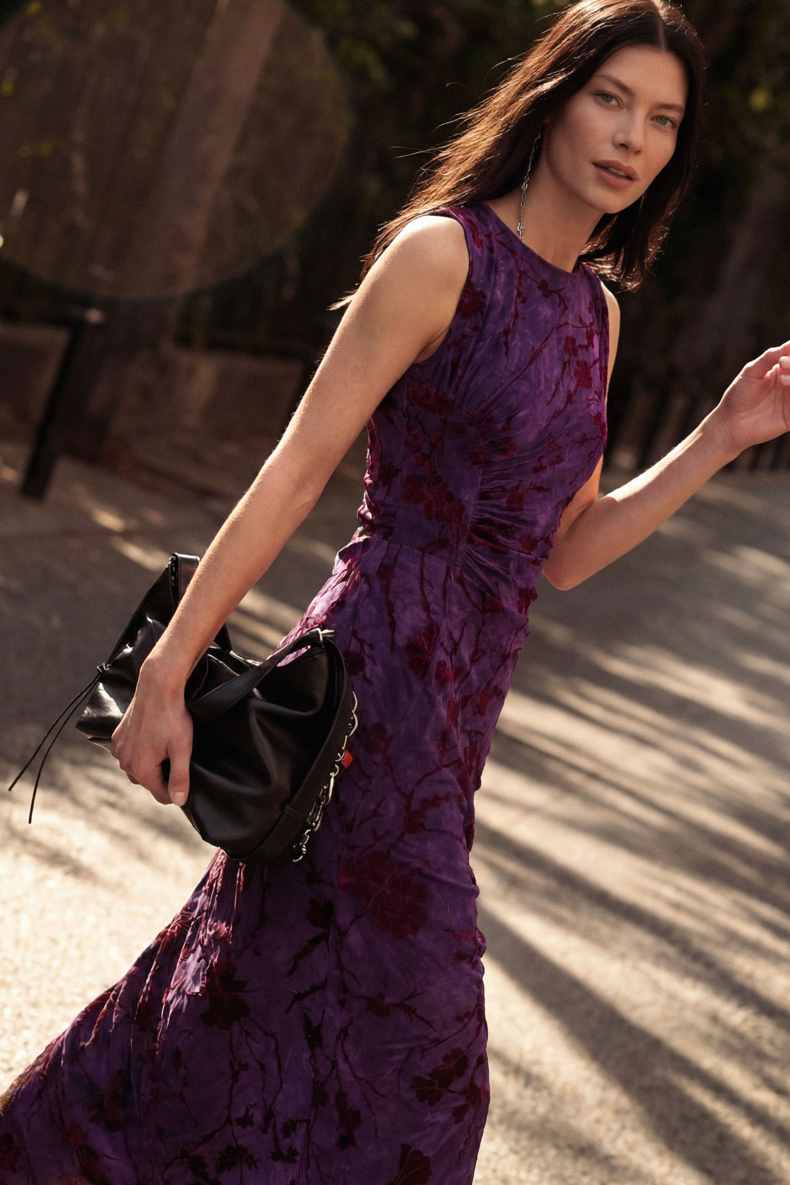 Robe midi floquée, DESIGUAL