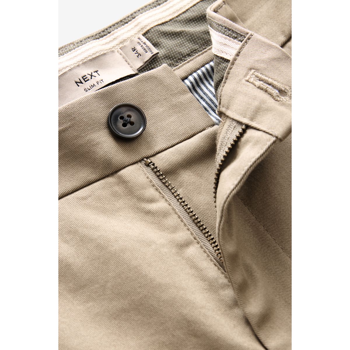 Pantalon Chino Stretch NEXT - Lot De 2 - Coupe Classique Confortable - Basique Garde-robe Homme