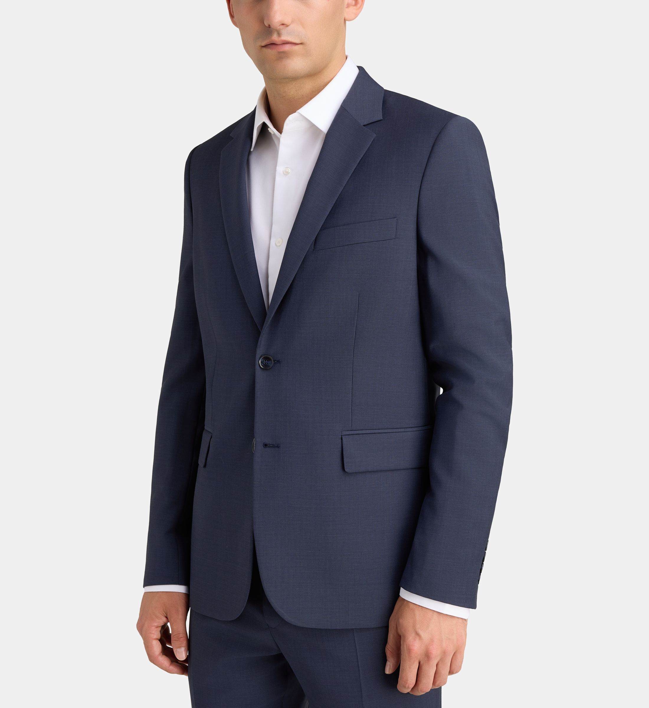 Veste de costume ajustée bellino armure laine, COMPTOIR GL
