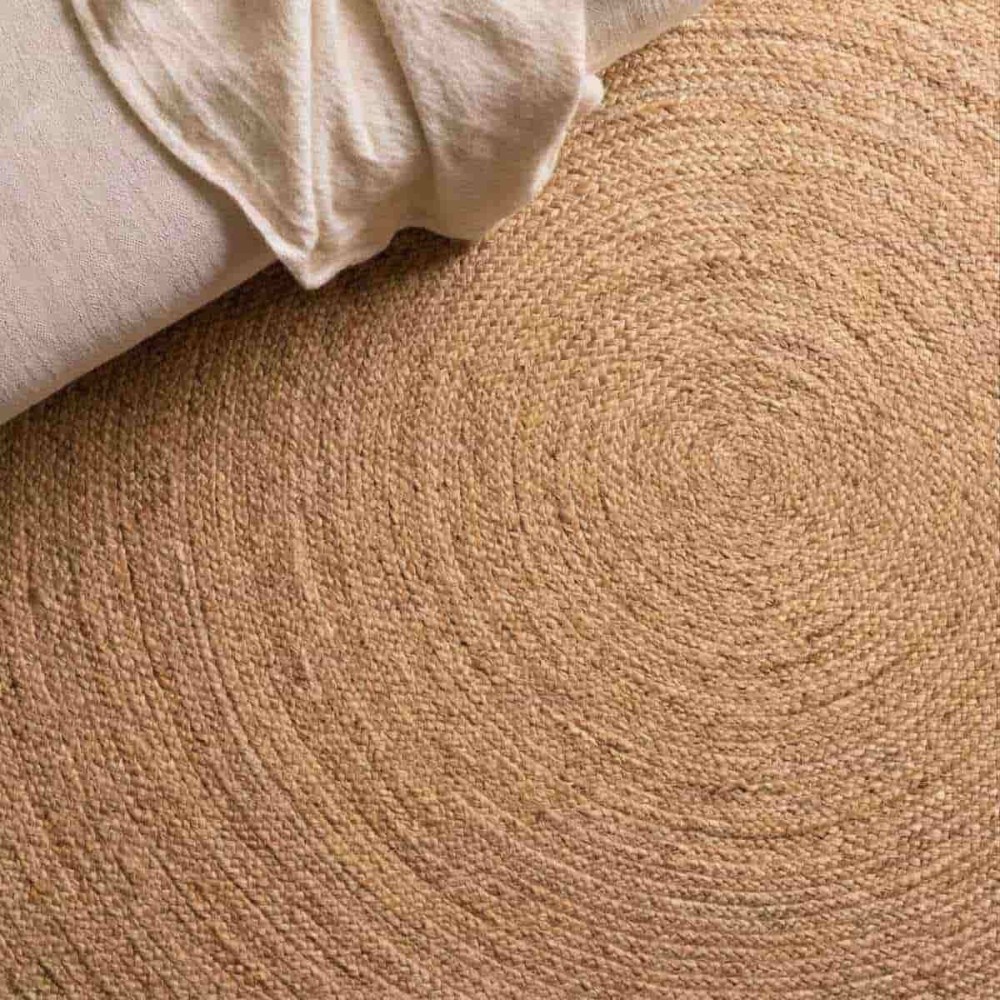 Tapis rond en jute 120cm, ORNAMI