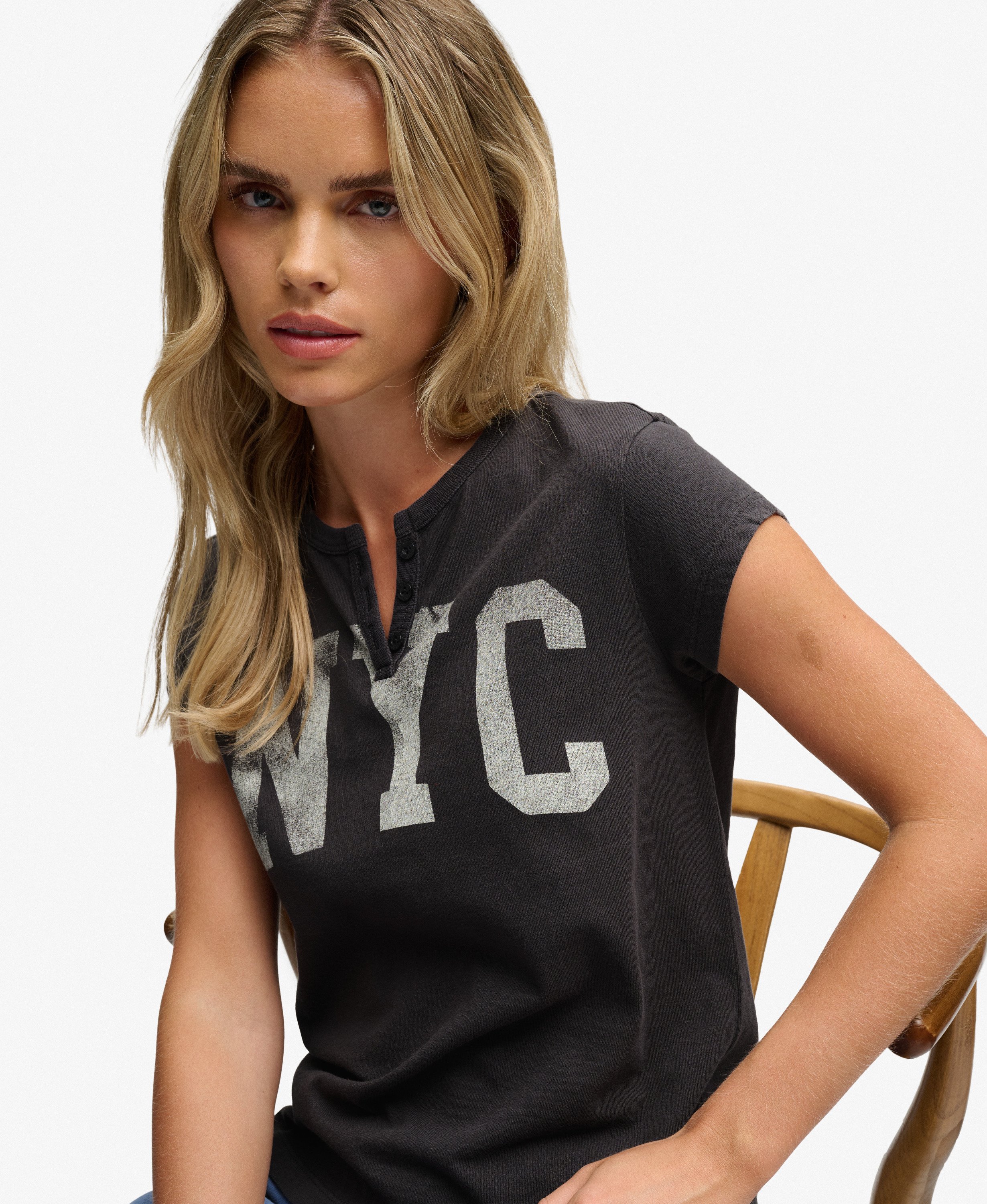 T-shirt Athletic Essentials Graphique Coupe Ajustée, SUPERDRY