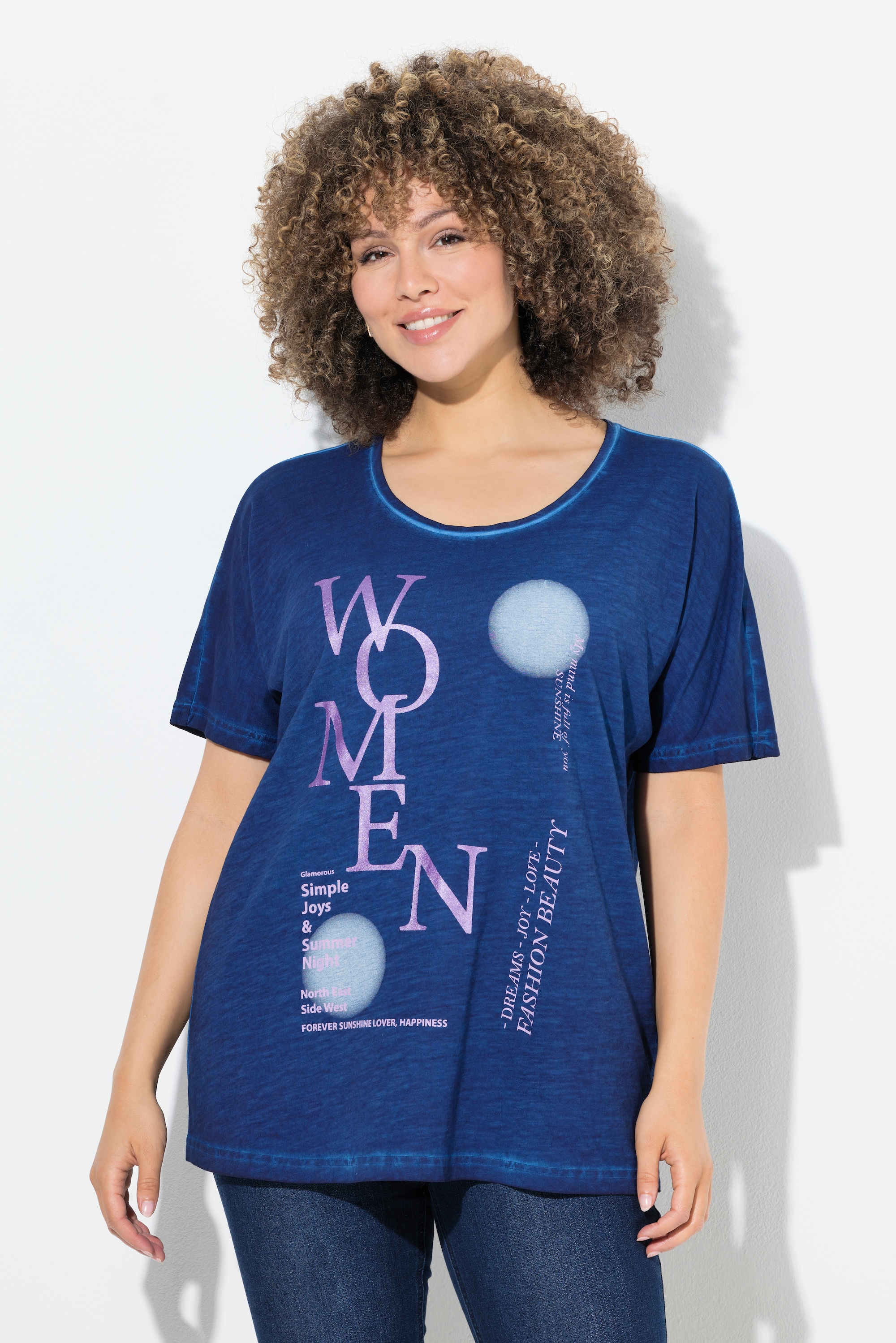 T-shirt oversize avec messages, ULLA POPKEN