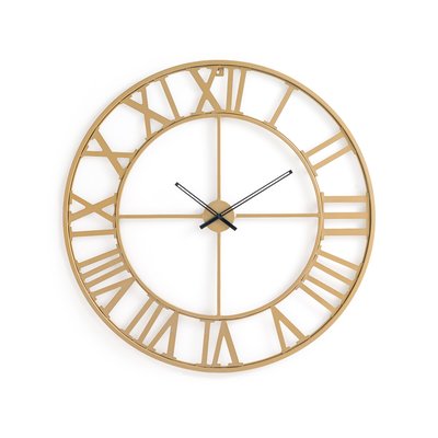 Horloge en métal fer Ø100 cm, Zivos LA REDOUTE INTERIEURS